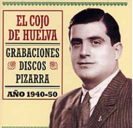 El Cojo de Huelva –  Testimonios de la Historia del flamenco. Pizarra. Año 1940-5
