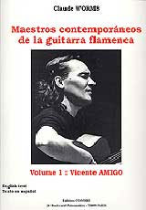 Claude Worms –  Libros de partituras de Vicente Amigo.