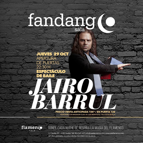 Jairo Barrull - Sala Flamenco Sevilla