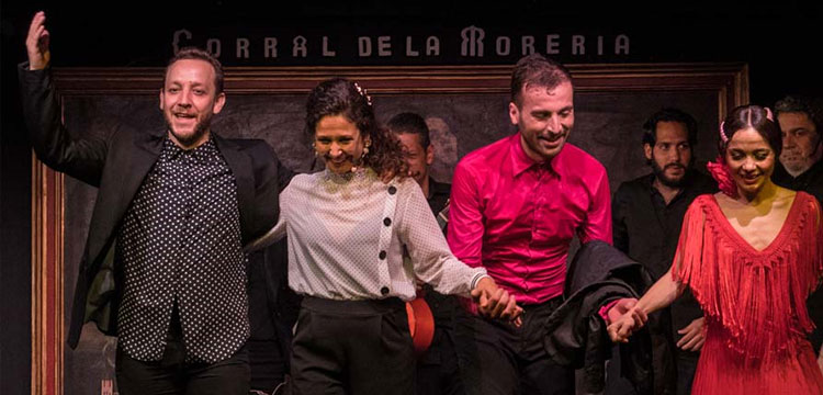 Manuel Liñán & Olga Pericet & Marco Flores en el Corral de la Moreria