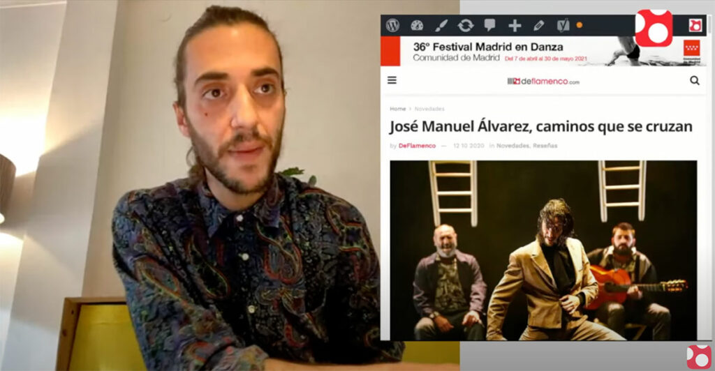 osé Manuel Álvarez en Flamenco Twitch