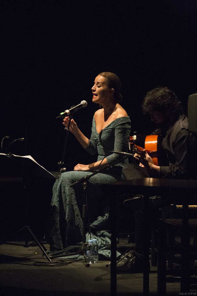 MARIOLA MEMBRIVES. Archivo del Taller de Músics. Homenaje a Maruja Garrido (Ciutat Flamenco). Fotógrafa Maud Sophie Andrieux