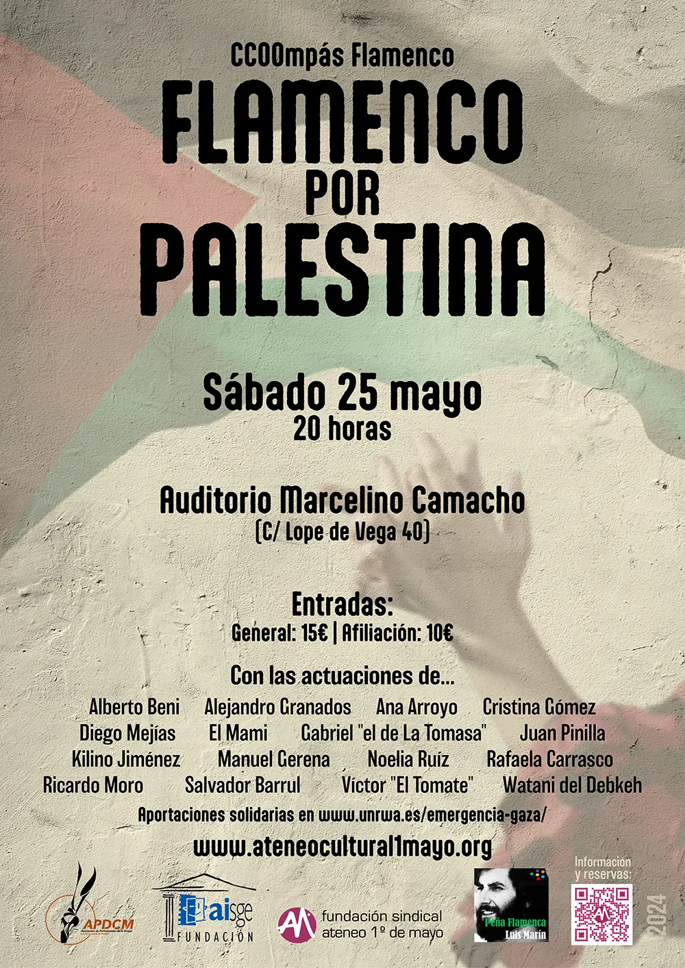 Festival flamenco por Palestina, CCOOmpás Flamenco