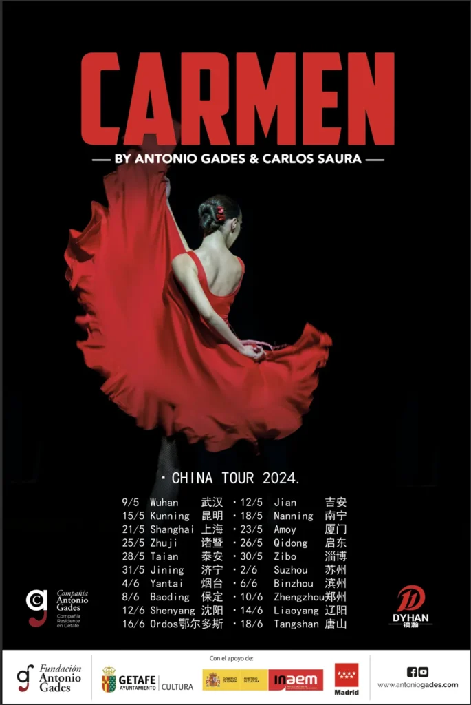 Gira Carmen de Antonio Gades en China