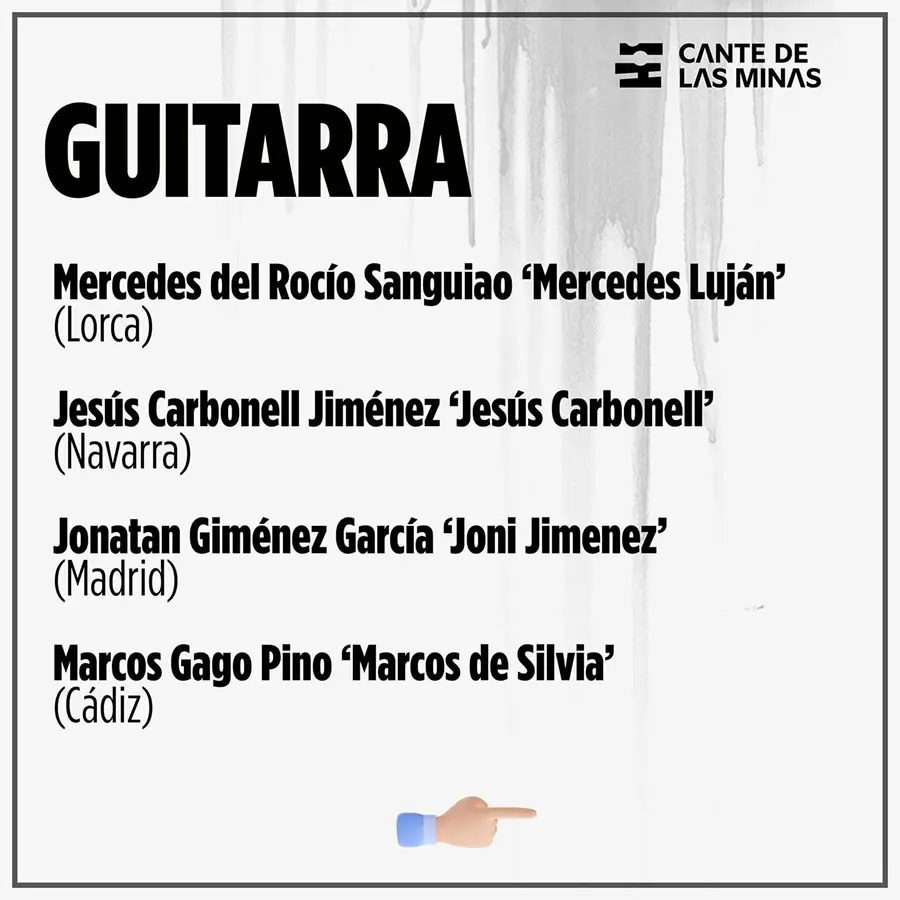 Semifinales Cante de las Minas - Guitarra