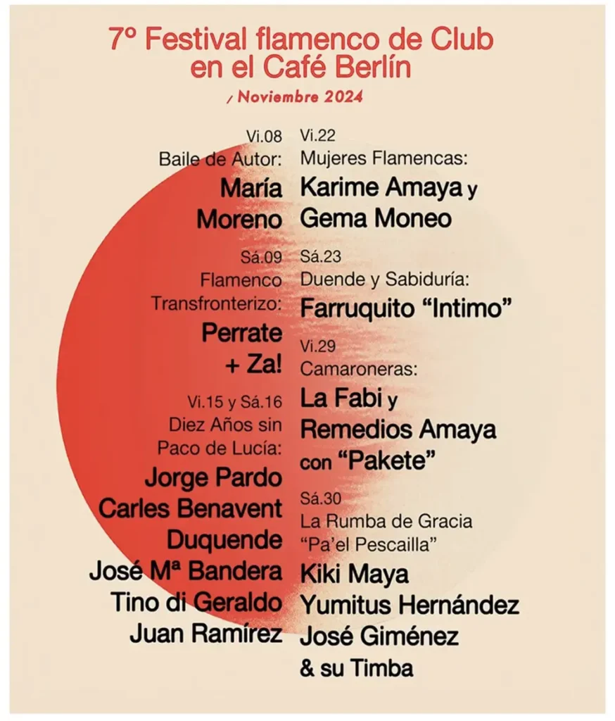 Café Berlín - Festival Flamenco de Club