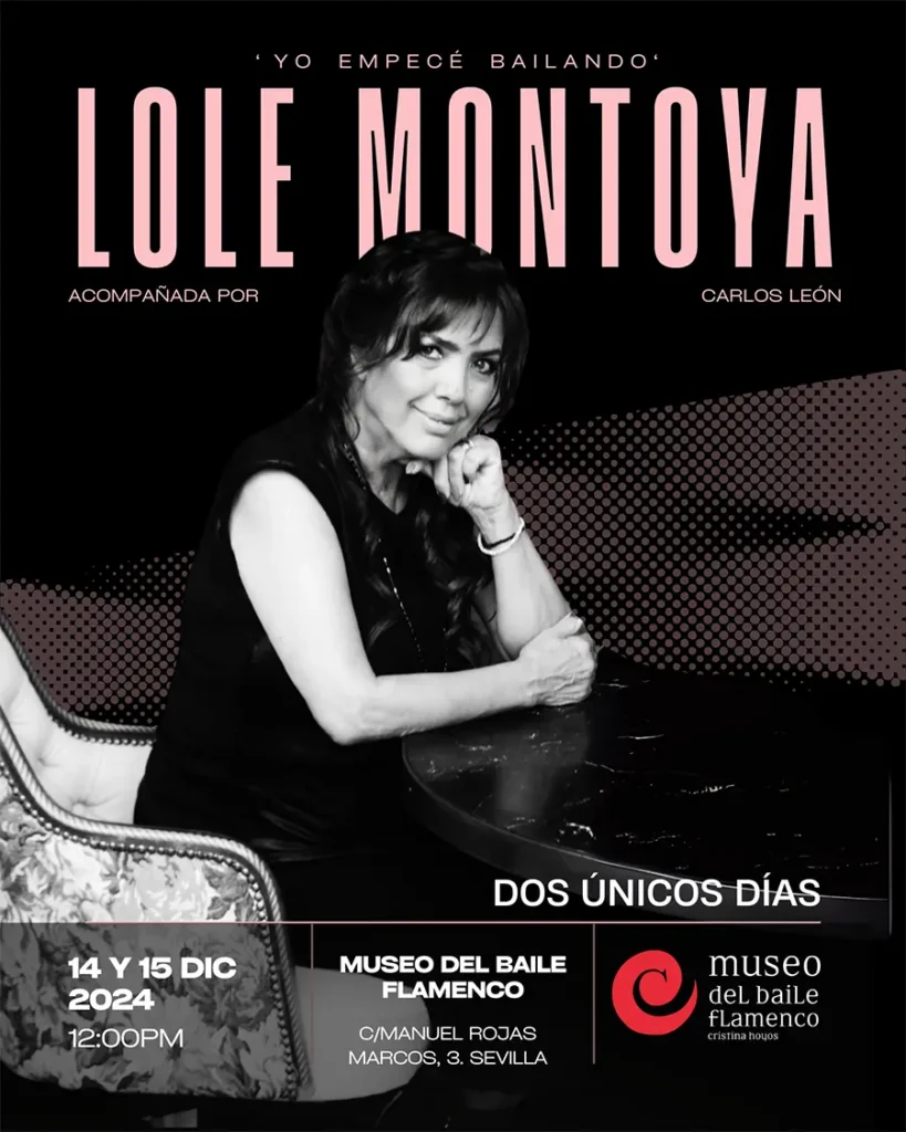 Lole Montoya en el Museo del Flamenco de Sevilla